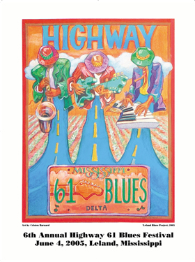 6th Annual Blues Festival Poster